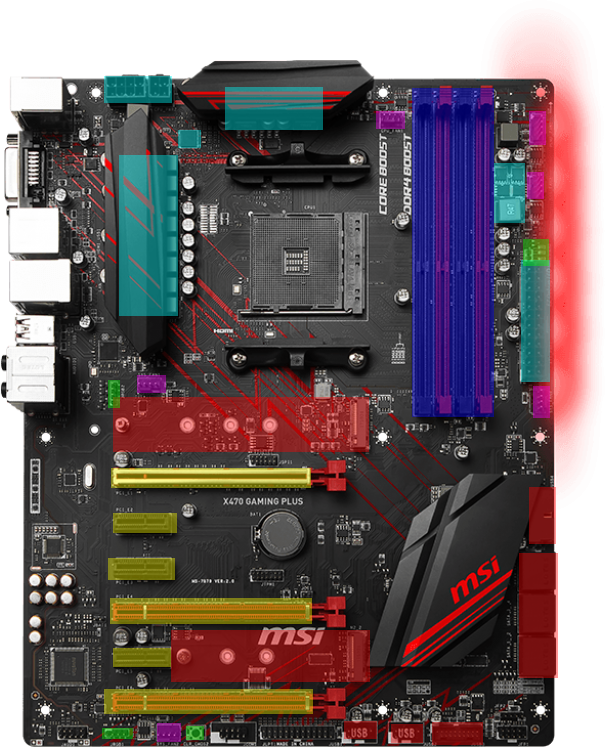 МСИ х470 гейминг плюс. Материнская плата х470 гейминг плюс. MSI x470 Gaming Plus. MSI x470 Gaming Plus Max подсветка.