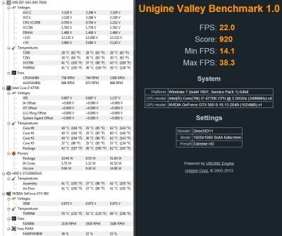 Unigine Valley Benchmark 1.0 - Stará skříň.JPG