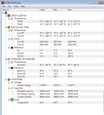 Lenovo 30 minut po spuštění Winamp.jpg