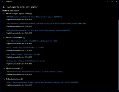 Seznam aktualizaci před zpomalením SSD.JPG