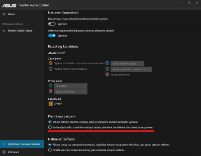 Asus Realtek Audio Control.png (77.15 KiB) Zobrazeno 2069 x Asus Realtek Audio Control.png