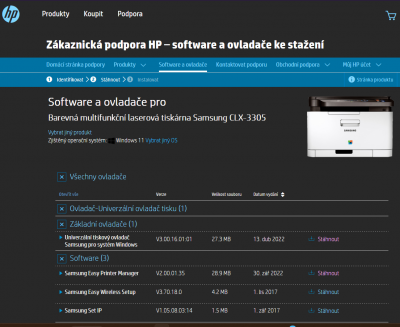 Samsung CLX-3305 - Software a ovladače - Windows 11 - 2022-11-09 215810.png